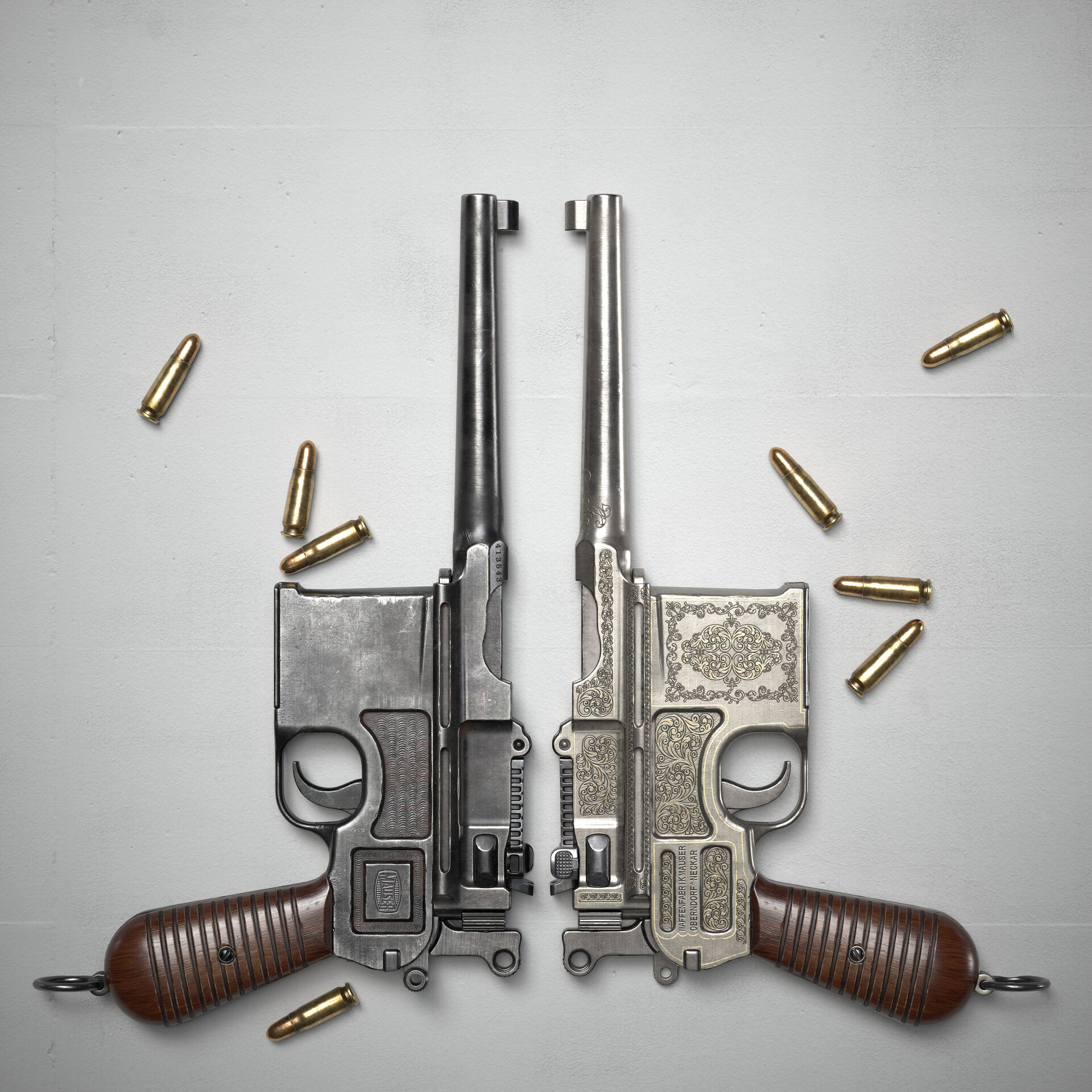 ArtStation - Mauser C96 毛瑟手枪