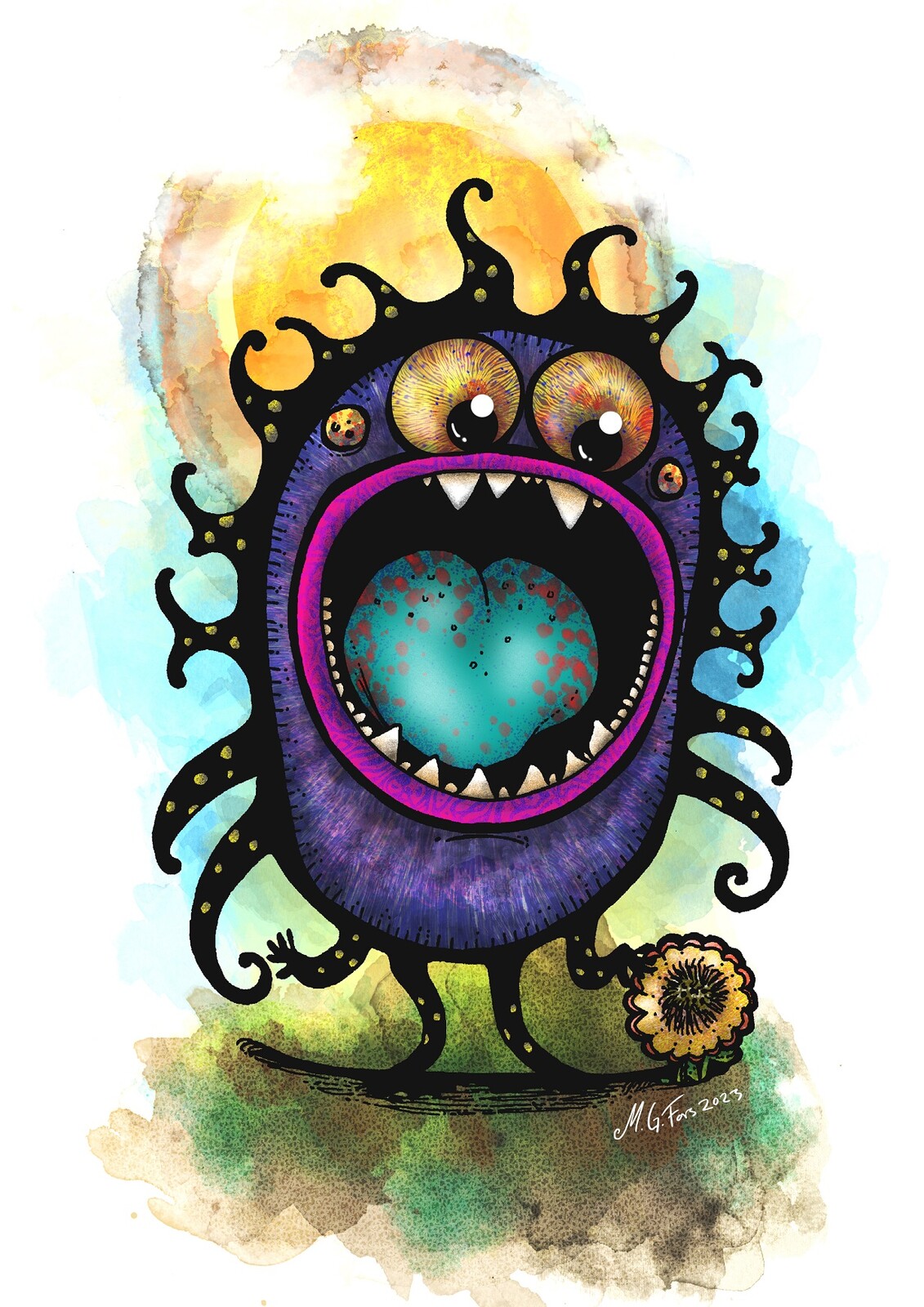 What Pretty Flower said the Monster