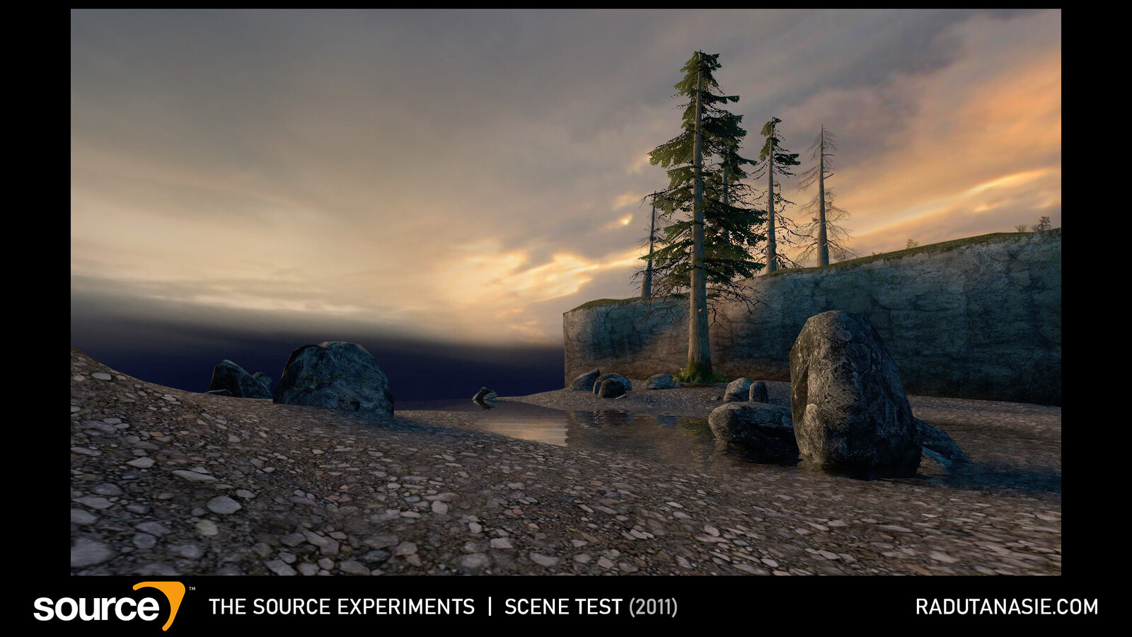 Scene test for a Half-Life 2 map.