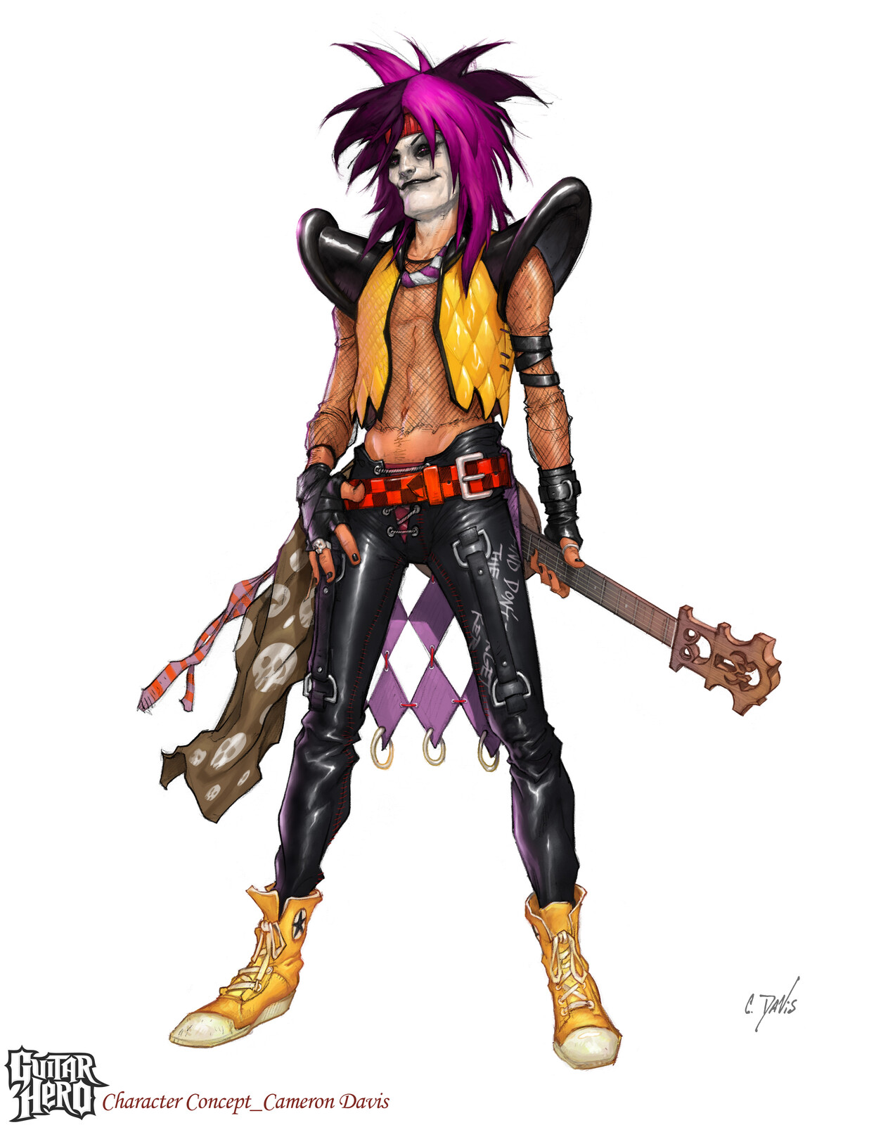 Izzy Sparks concept design illustration