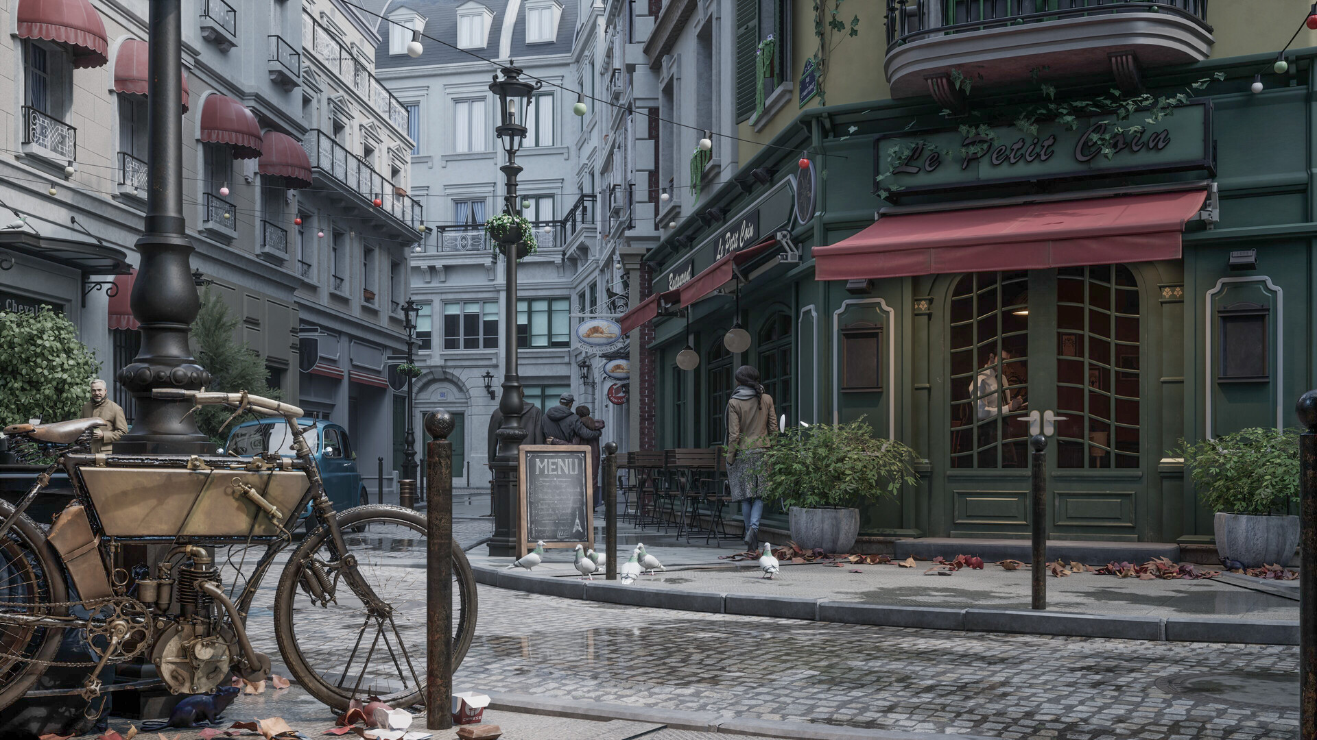 ArtStation - Bistro - Le Petit Coin