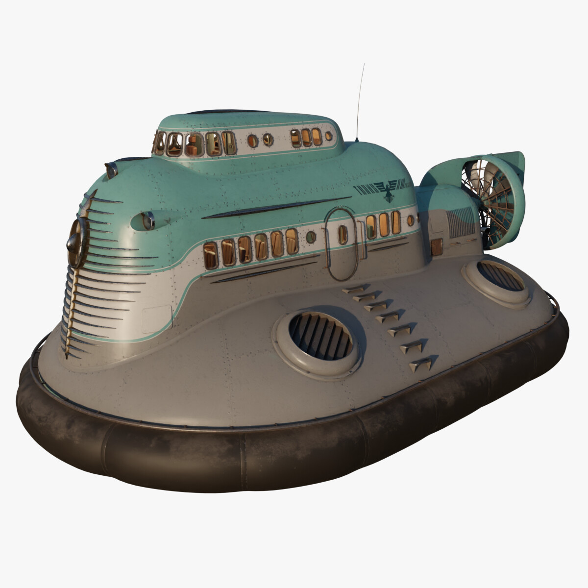 Dieselpunk Hovercraft