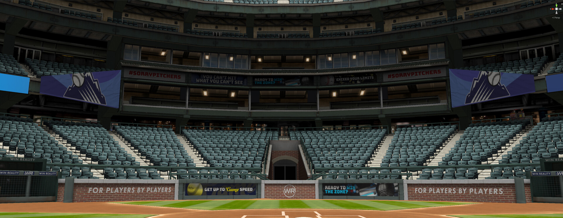 Baseball Stadium Mlb Virtual Reality ArtStation VR Coors Field