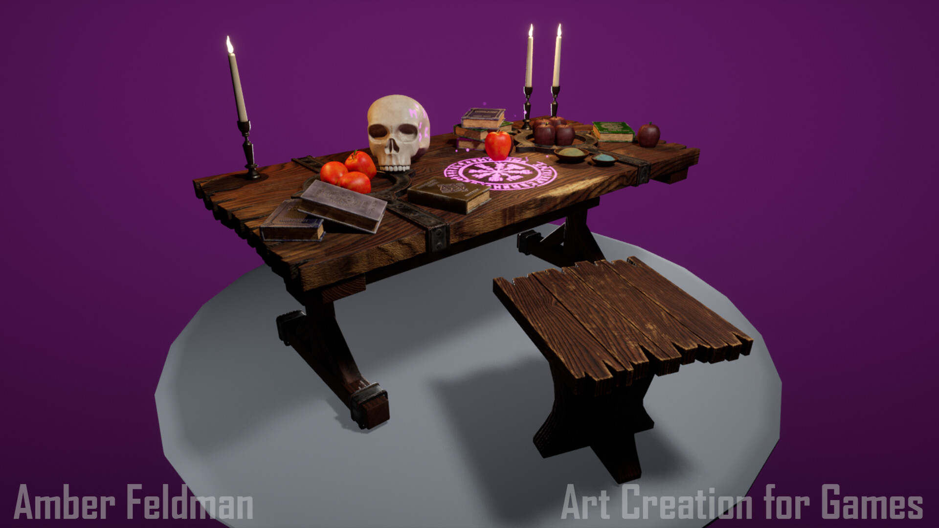 ArtStation - Full Sail: Modeling - Alchemist's Table