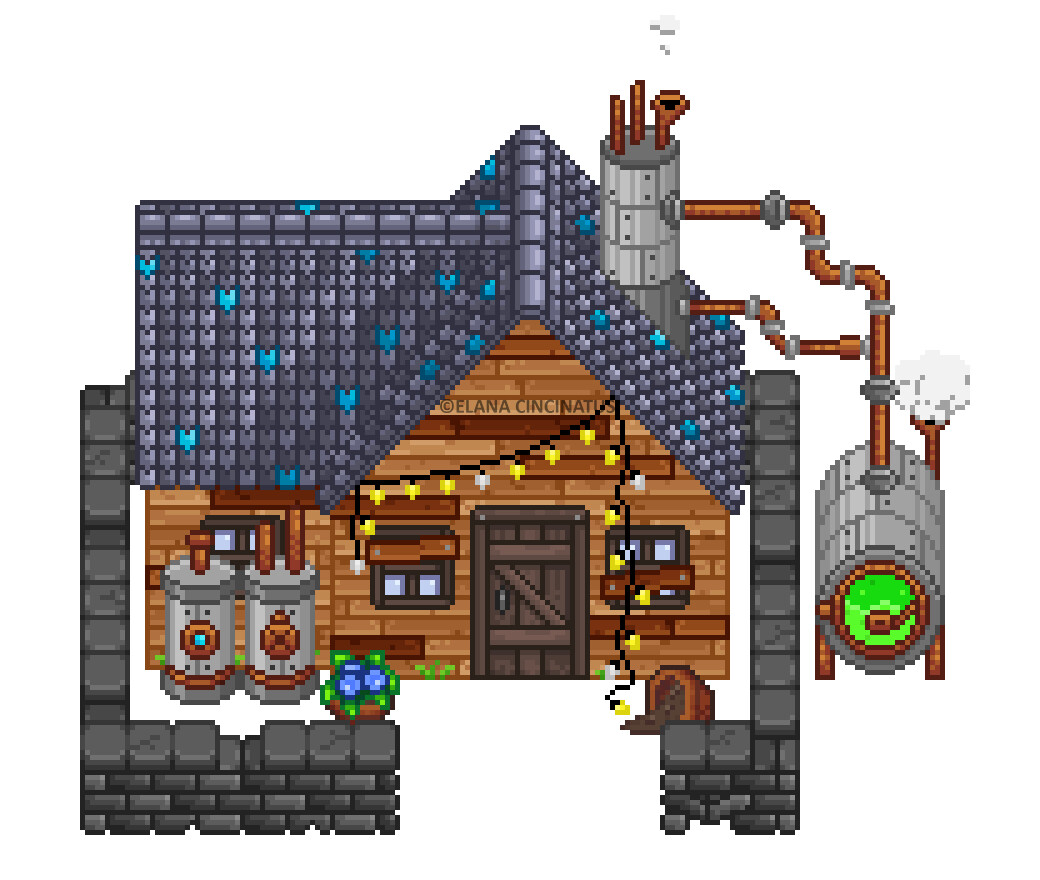 ArtStation - Pixel Buildings