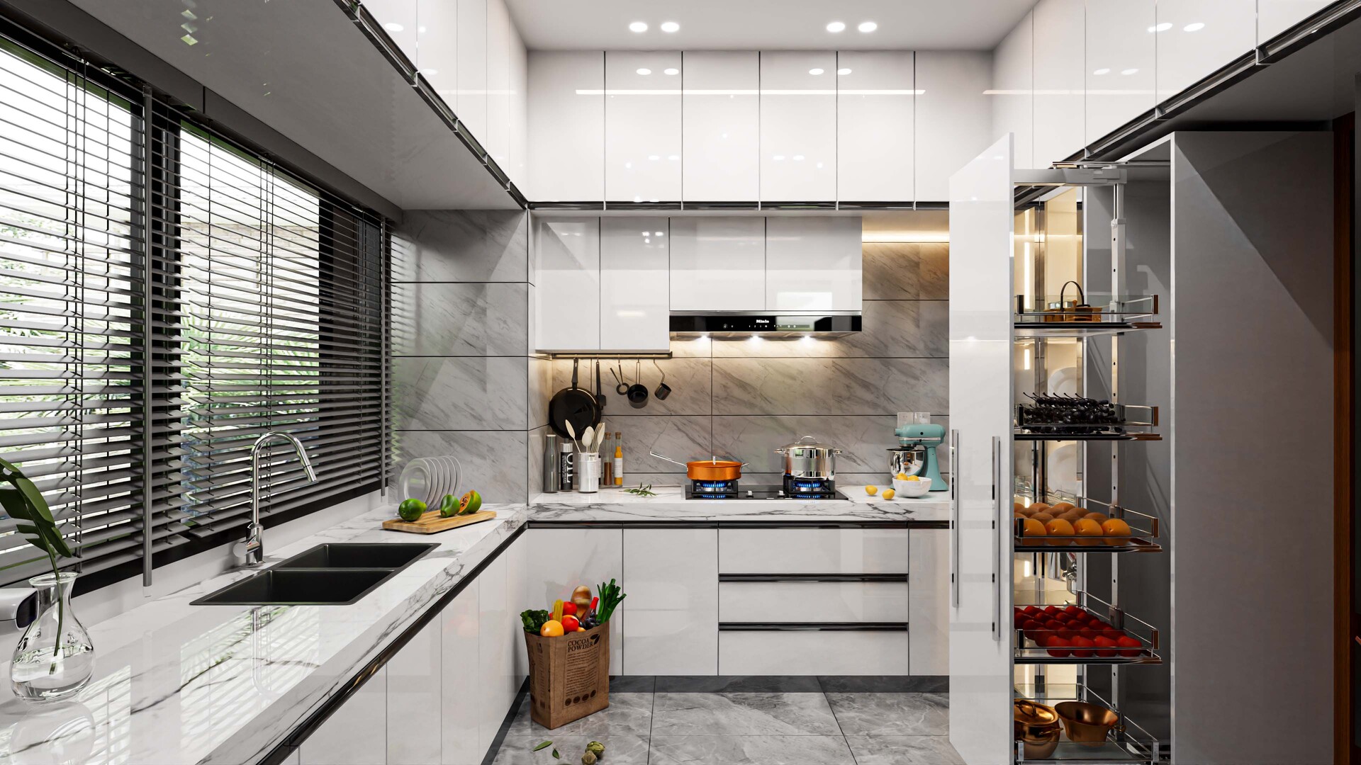 ArtStation - Functional Modern Kitchen