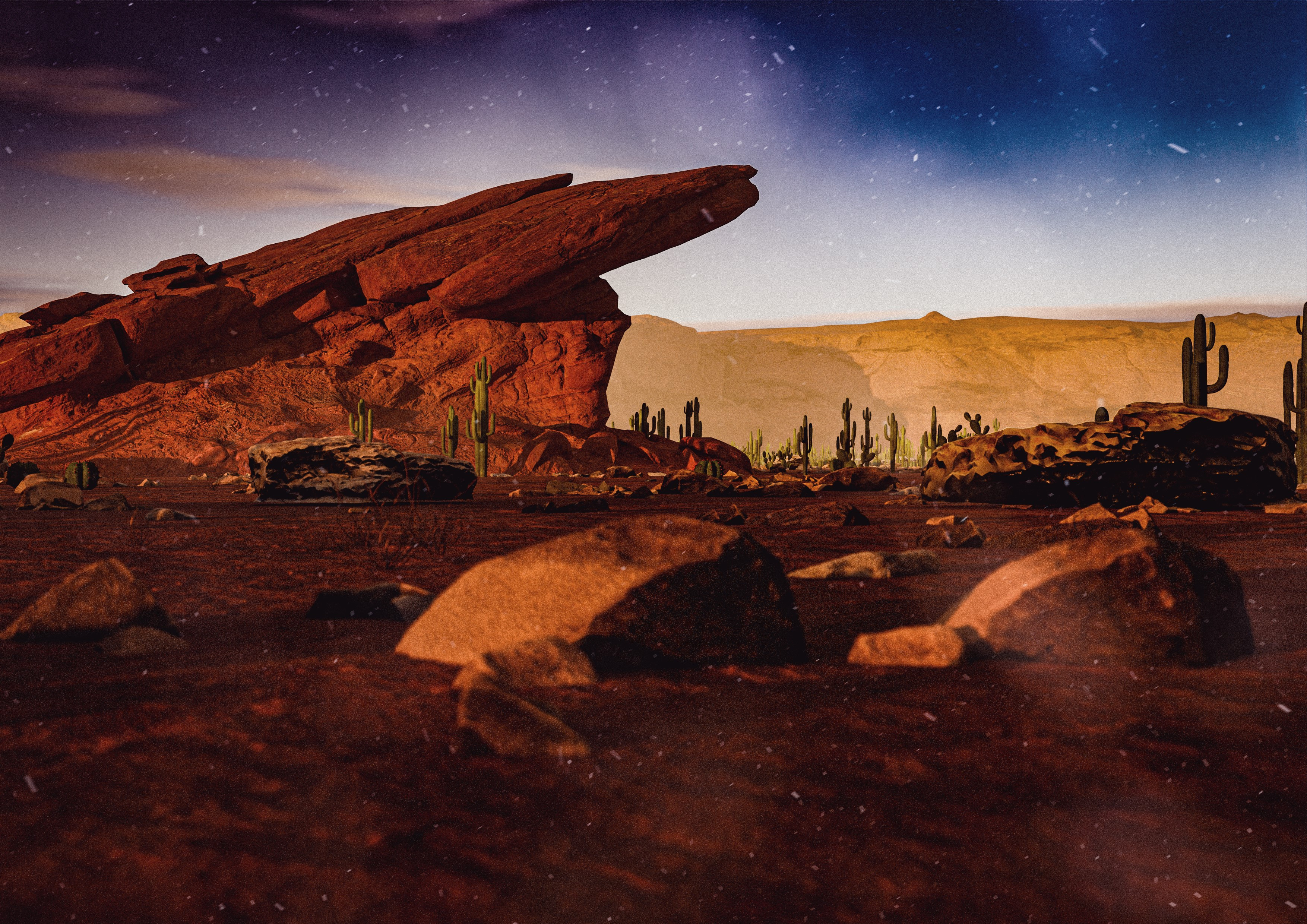 'Sunset over Utah'