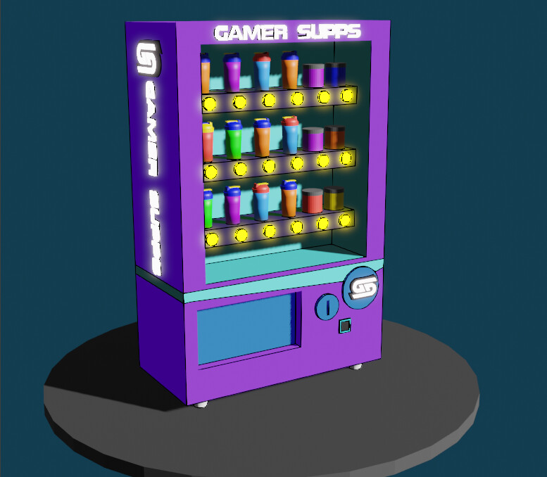 ArtStation Gamer Supps Vending Machine artstation-gamer-supps-vending-machine