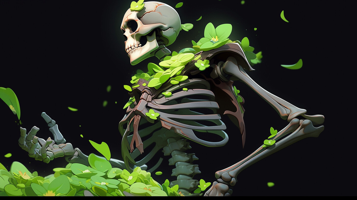 ArtStation Green skeletons