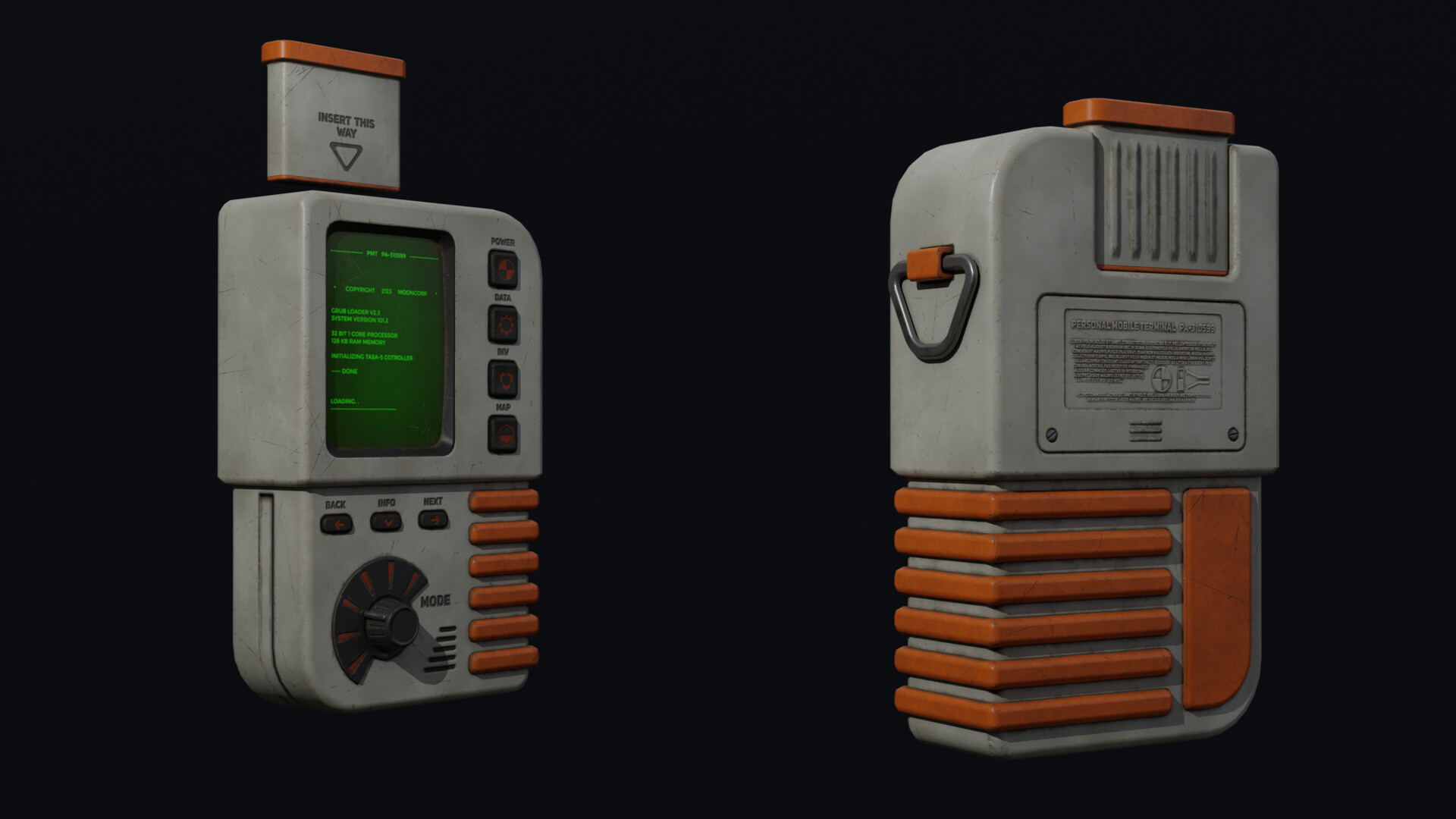 ArtStation - Sci-Fi Retro Personal Mobile Terminal