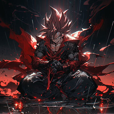 ArtStation - Goku Super Saiyajin - Cell Game, Julien Majin