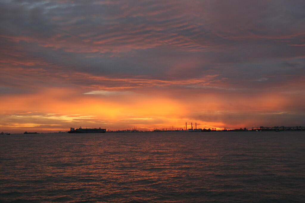 Photography - Garry Lewis - Singapore " Sky on Fire"