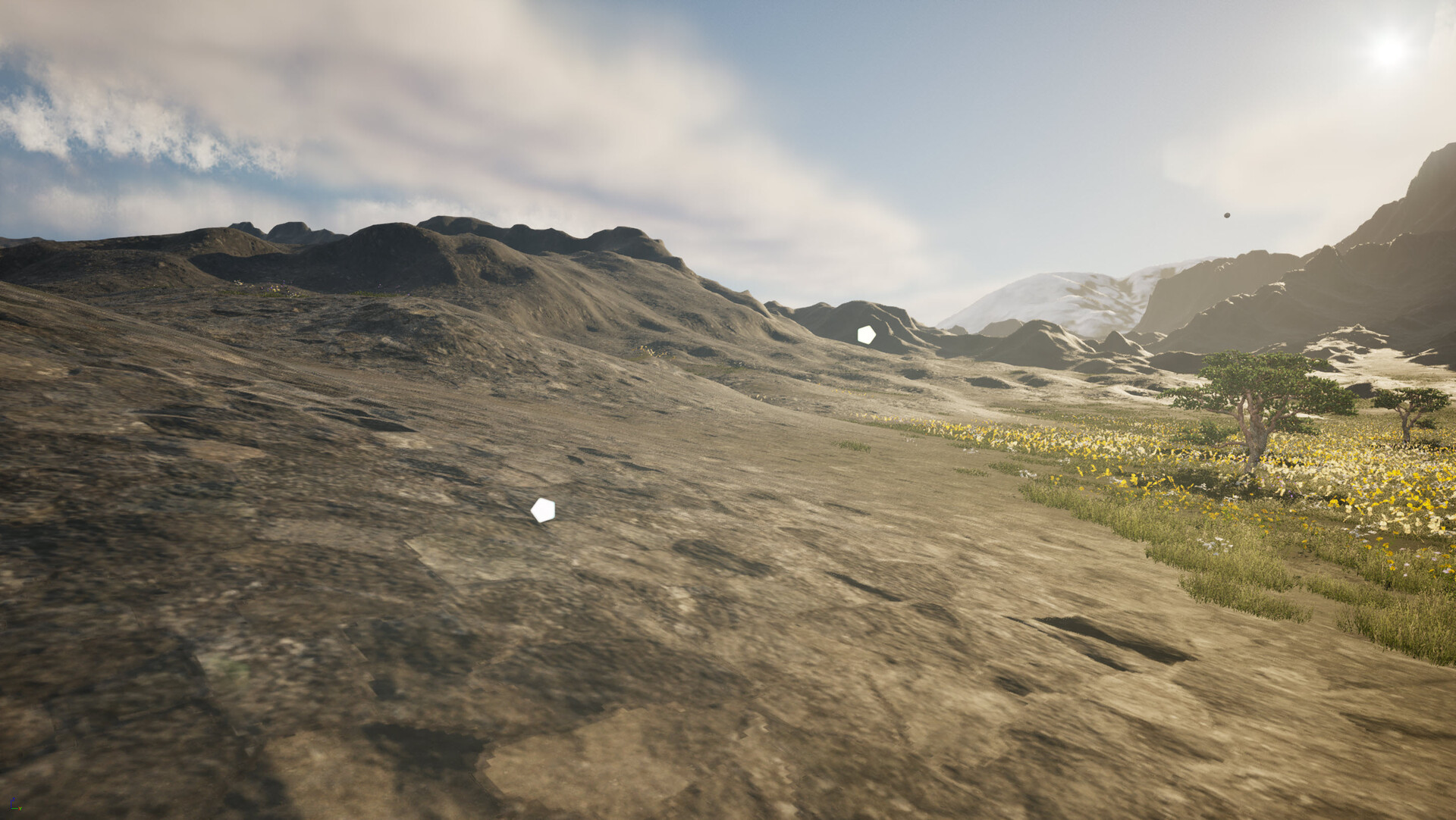 3D Design and Tech Art Landscape Auto Material UE5