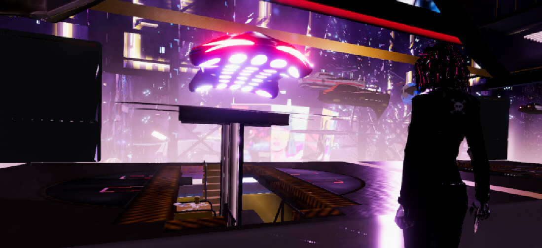 ArtStation - Float City VR Garage