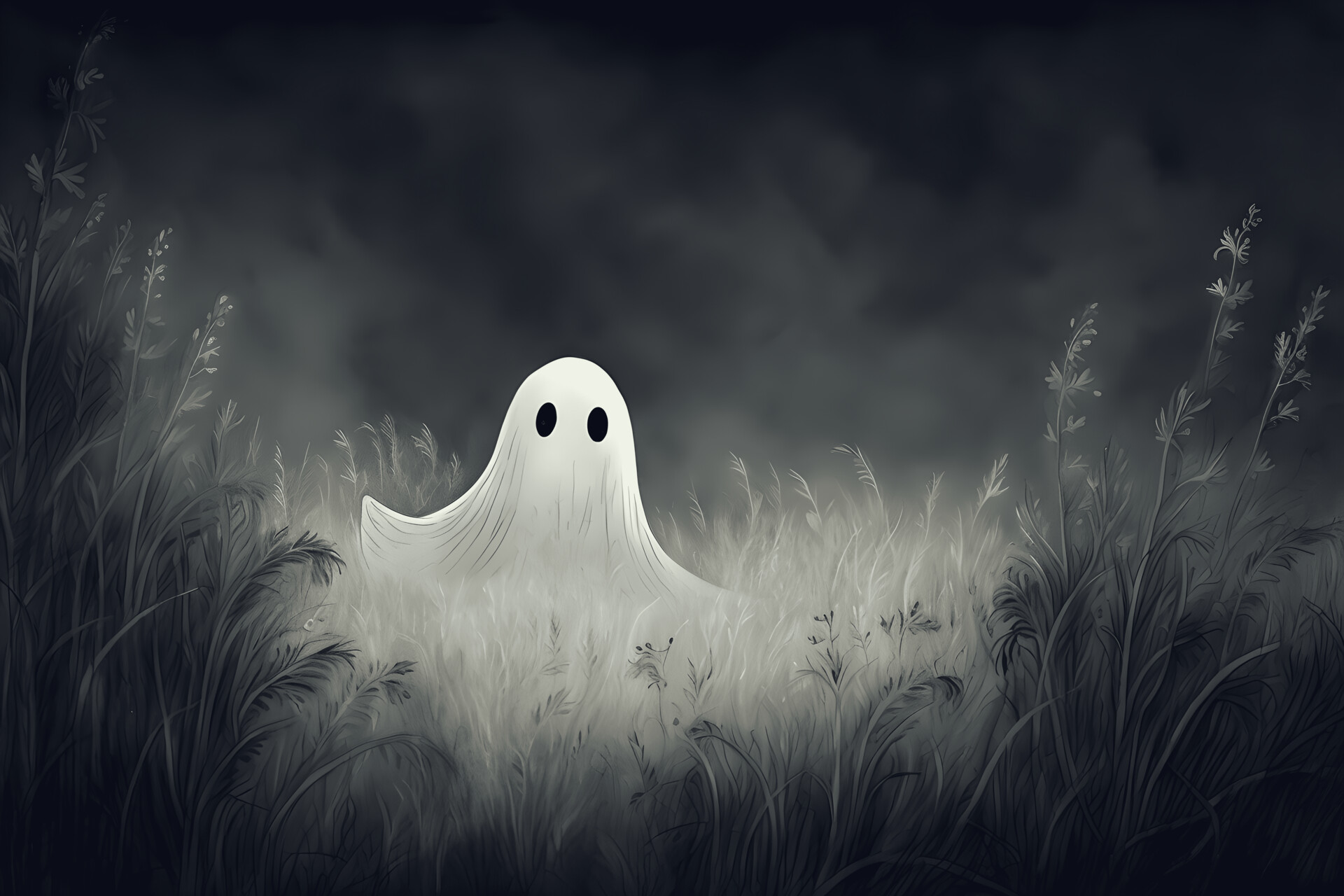 ArtStation - Ghost in the mist №2