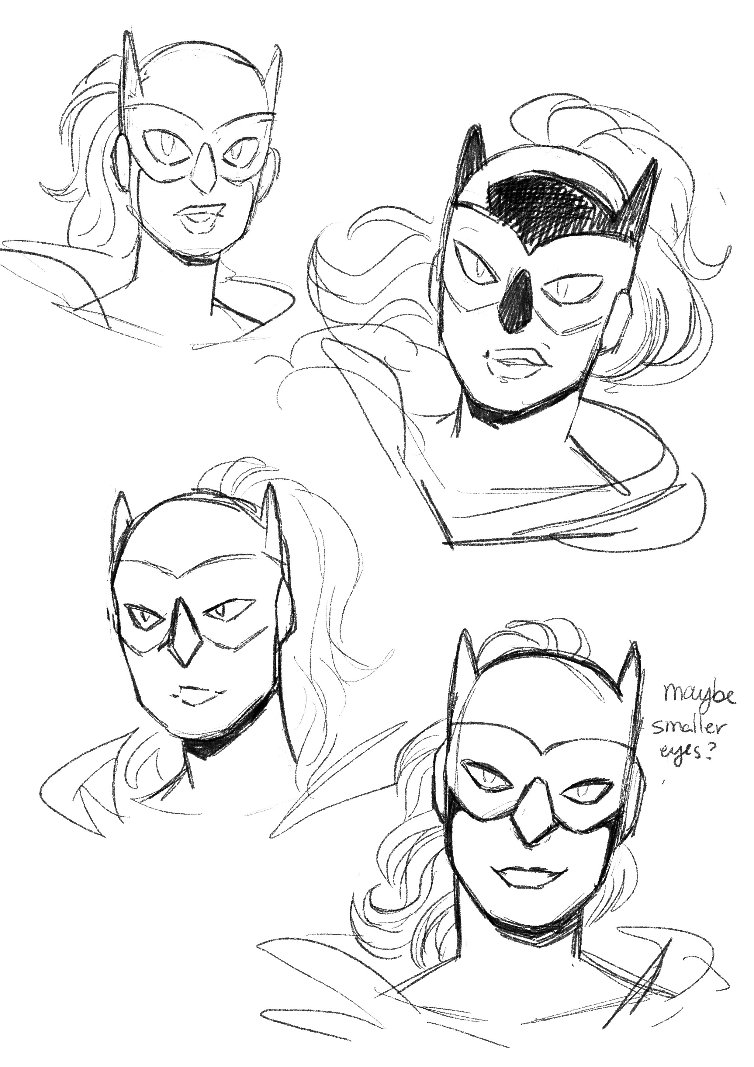 sketches to get used to drawing Lark
