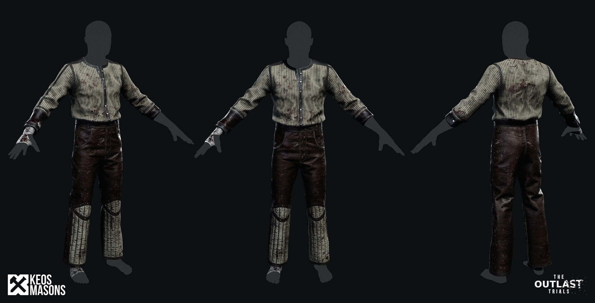 The Outlast Trials: All characters (3D models) 