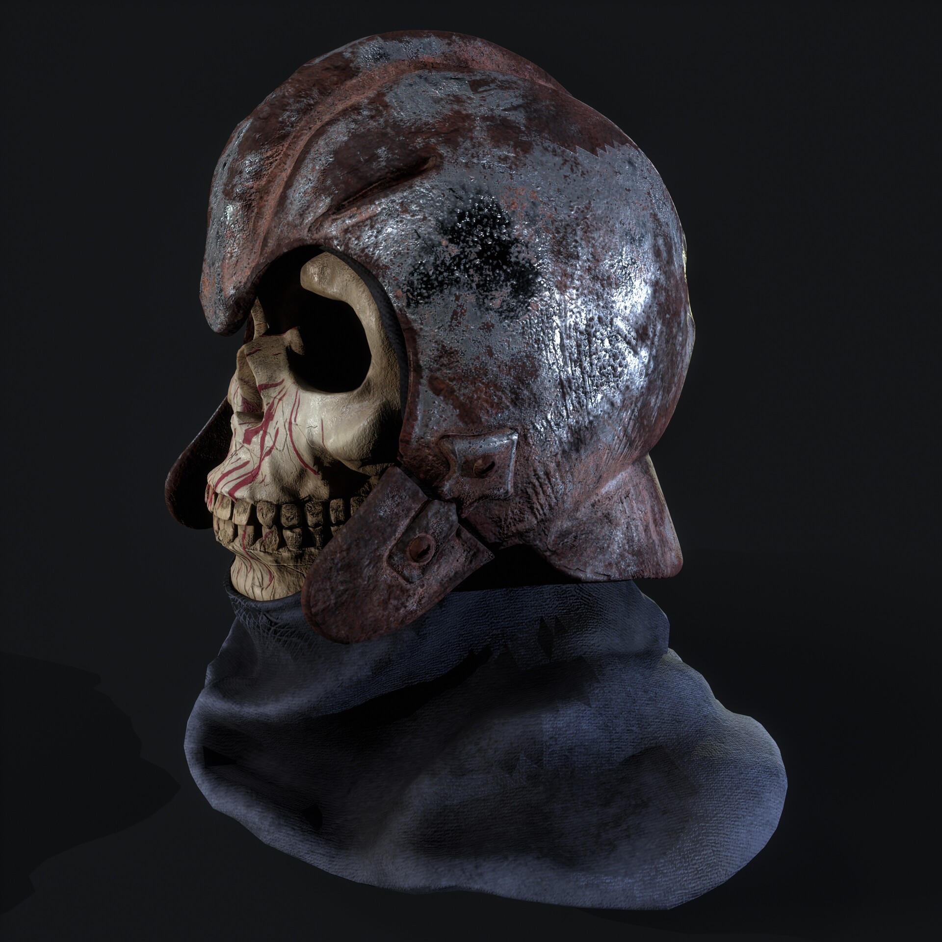 ArtStation - warrior skull