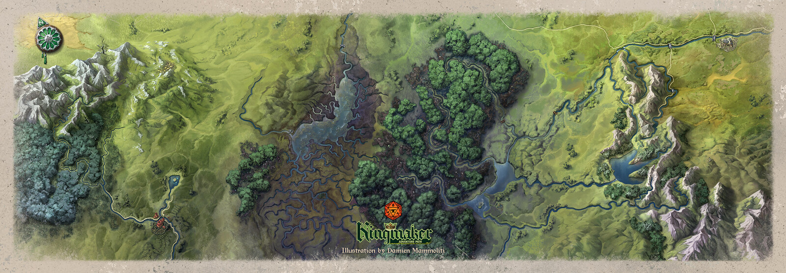 Kingmaker - Stolen Lands map