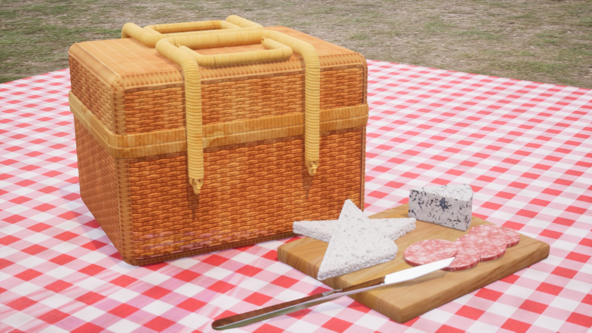 ArtStation - Picnic Basket