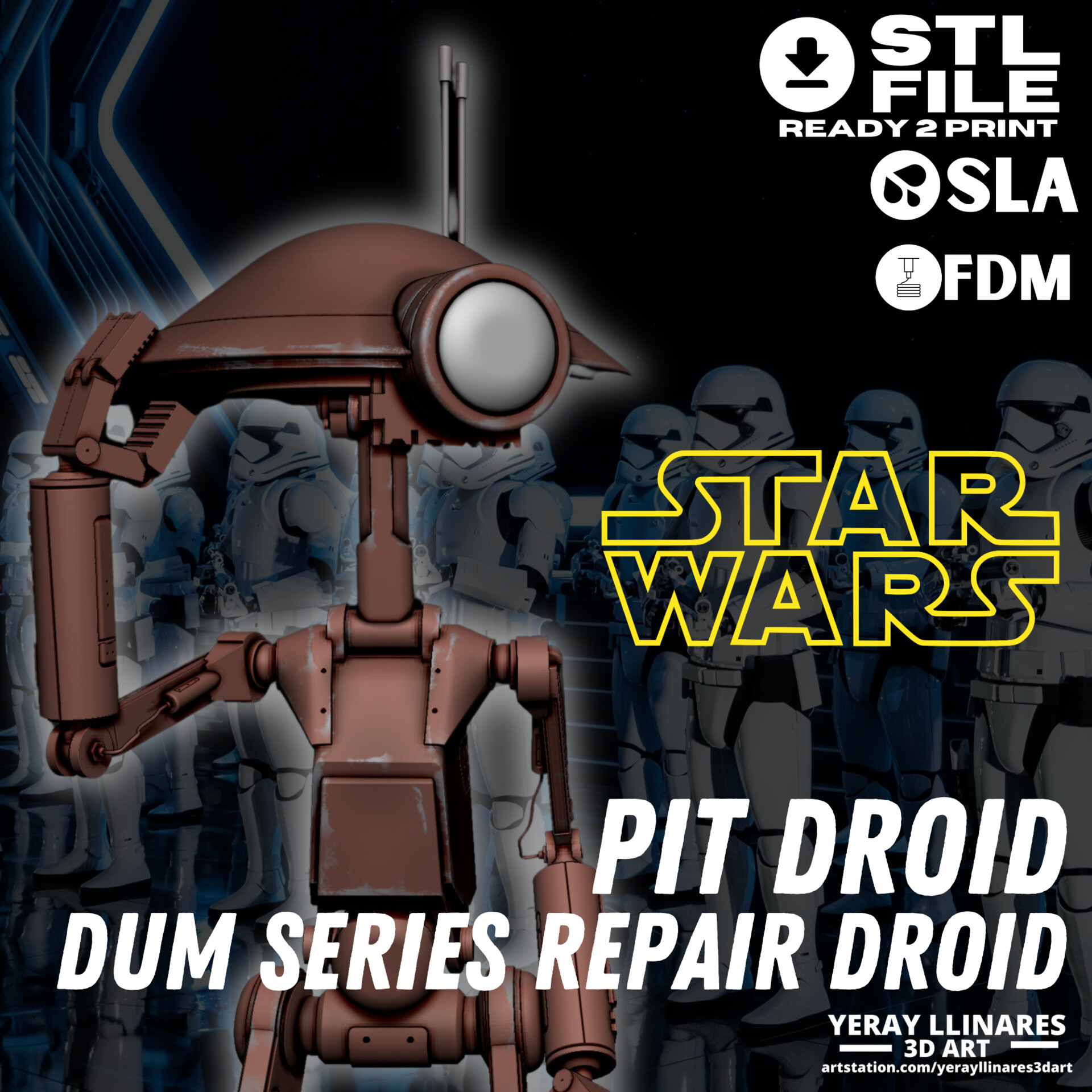 ArtStation Pit Droid Star Wars