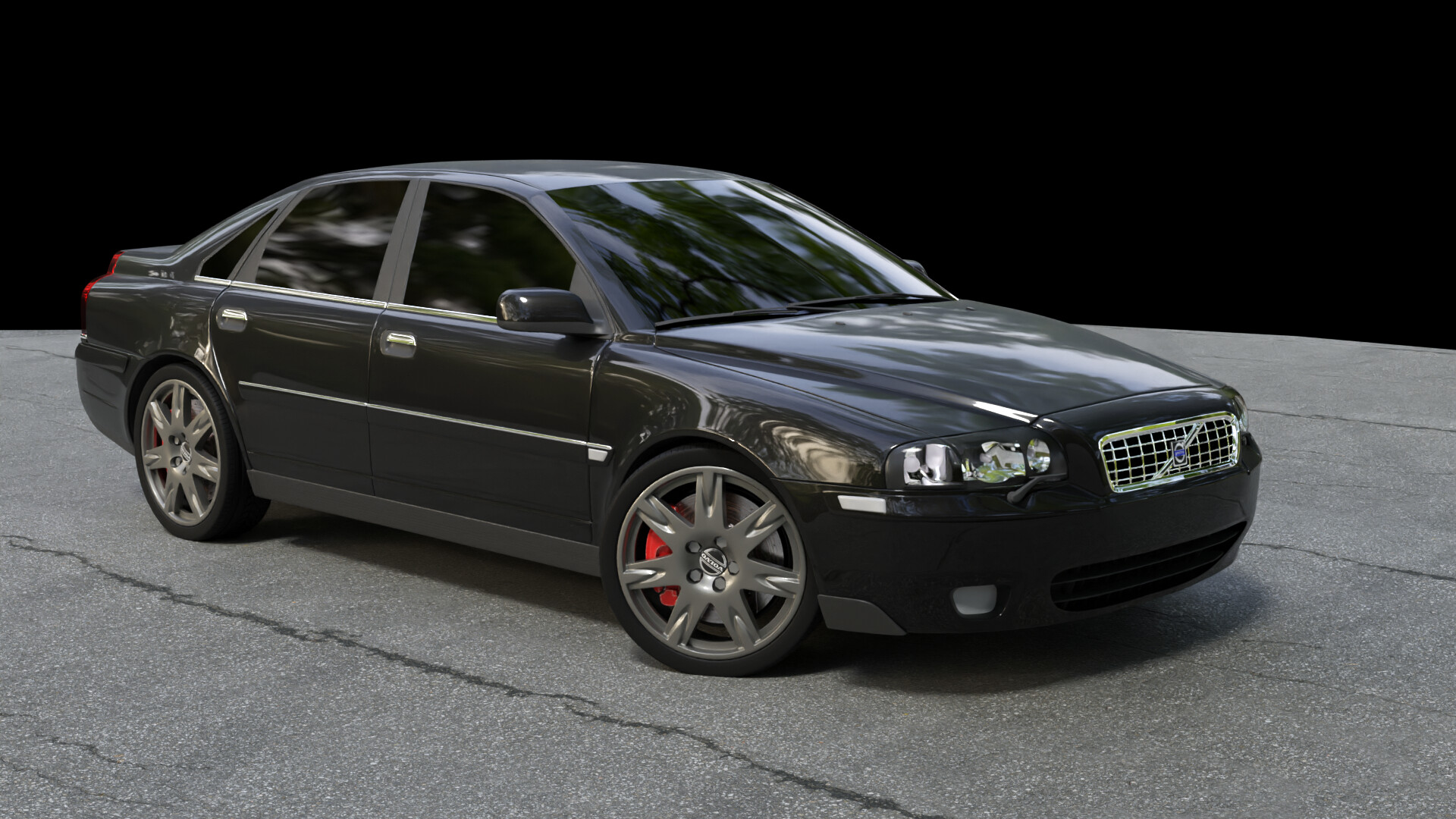 ArtStation - Volvo s80, image size:1920x1080