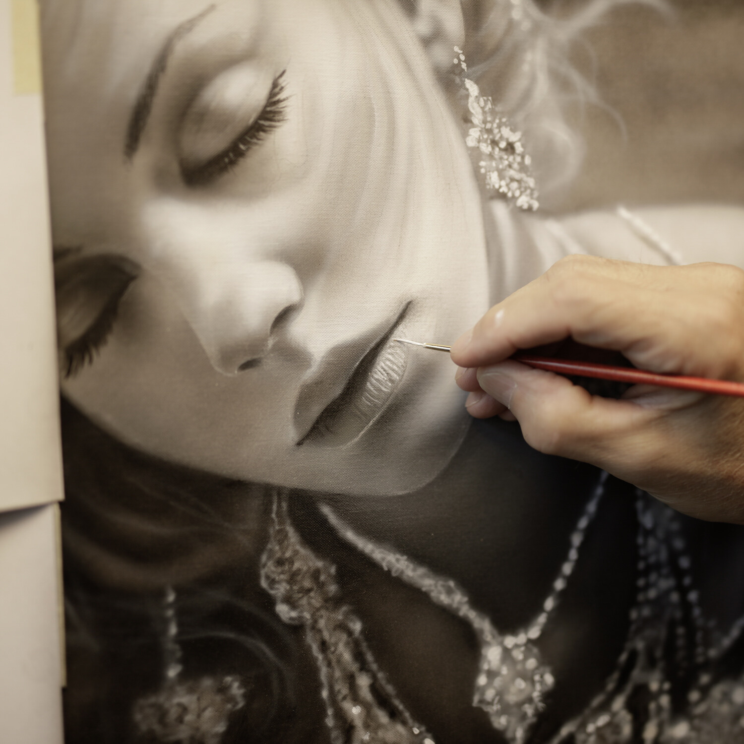 Johannes Wessmark quot Light and water quot acrylic on canvas