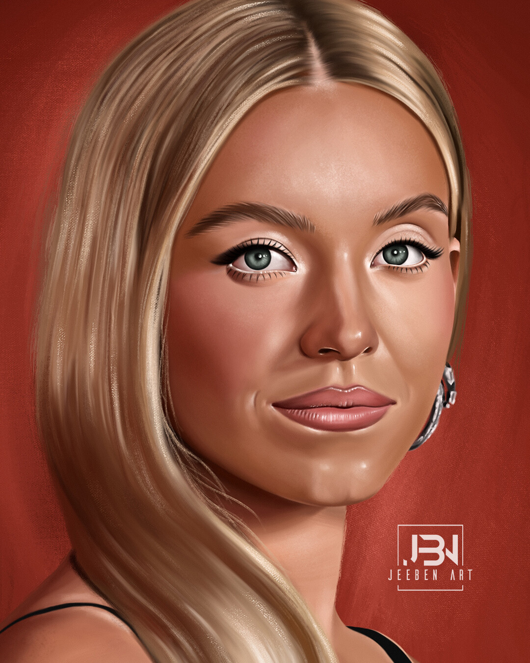 Jeeben Art - Sydney Sweeney Portrait #1