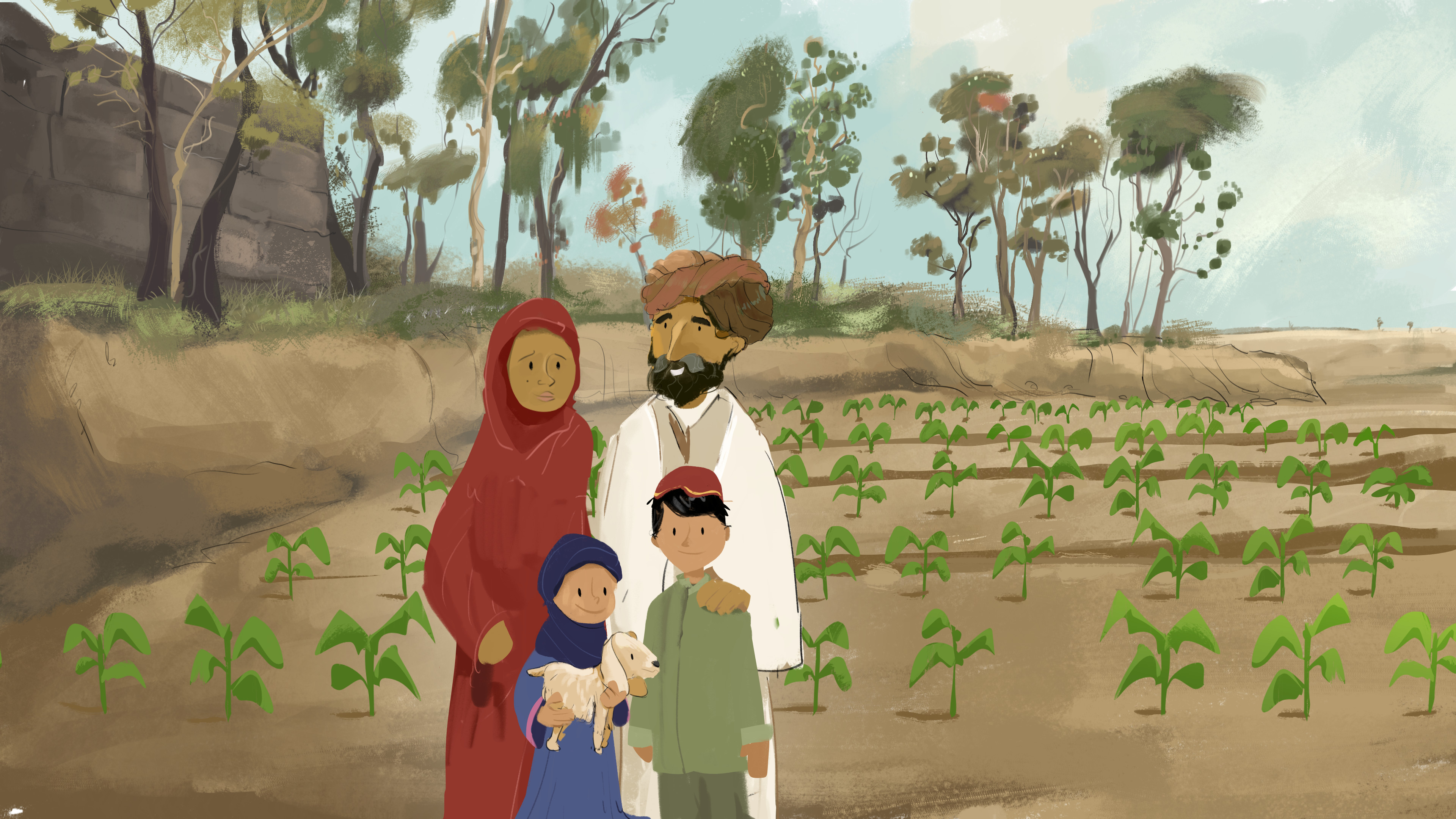 FAO - Afghanistan animation - illustrations