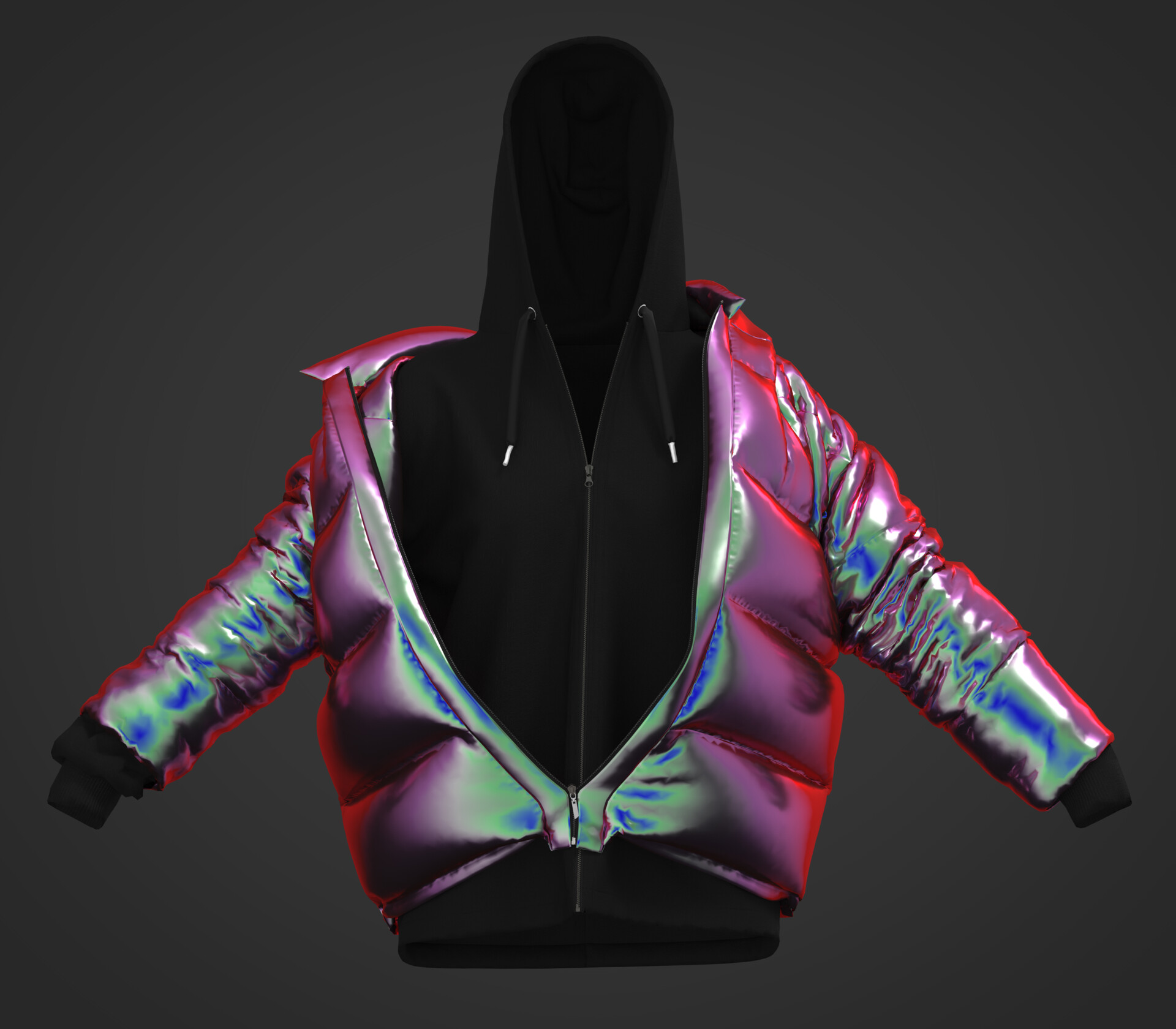 ArtStation - hoodie & puffer jacket