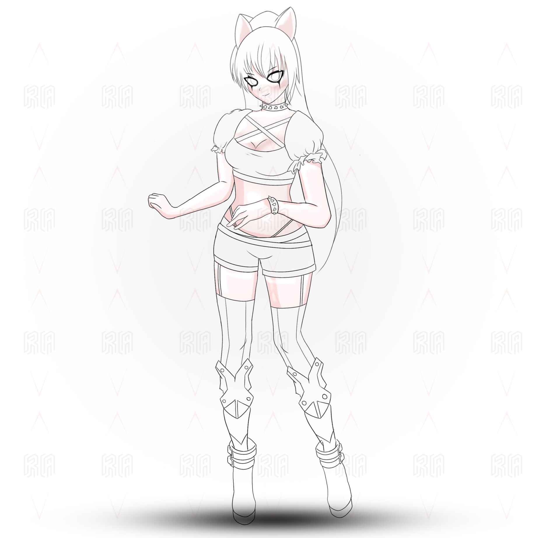 Custom Full body drawing of your OC or a Video Game/anime