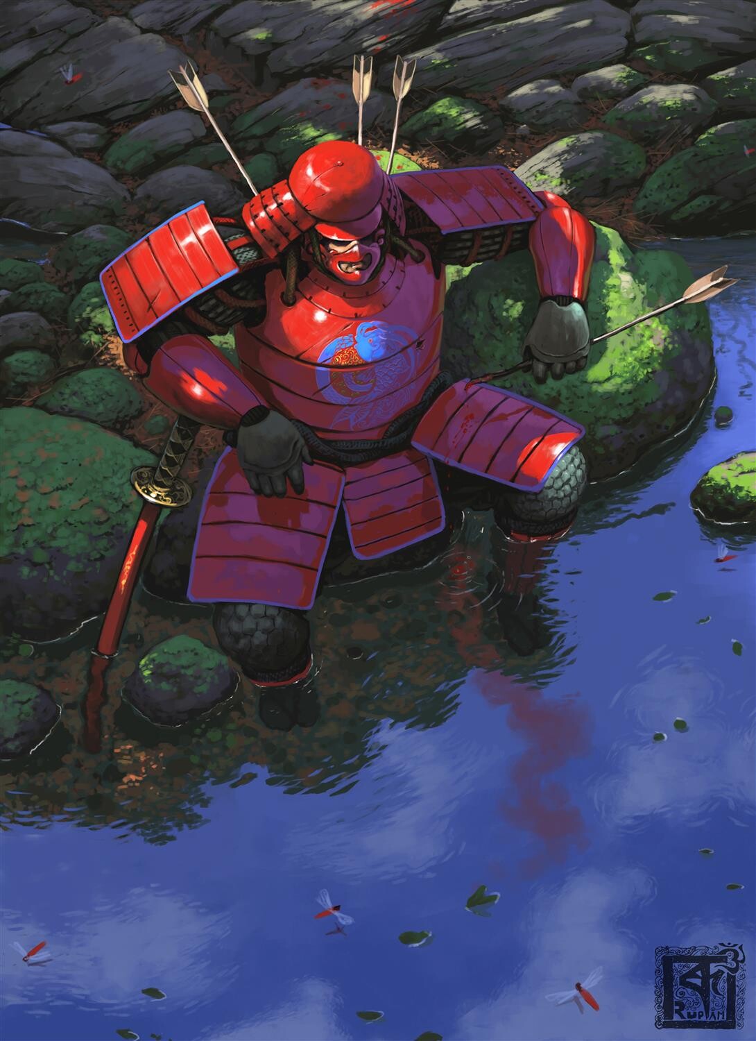 Resting in peace : Strictly One Layer Painting