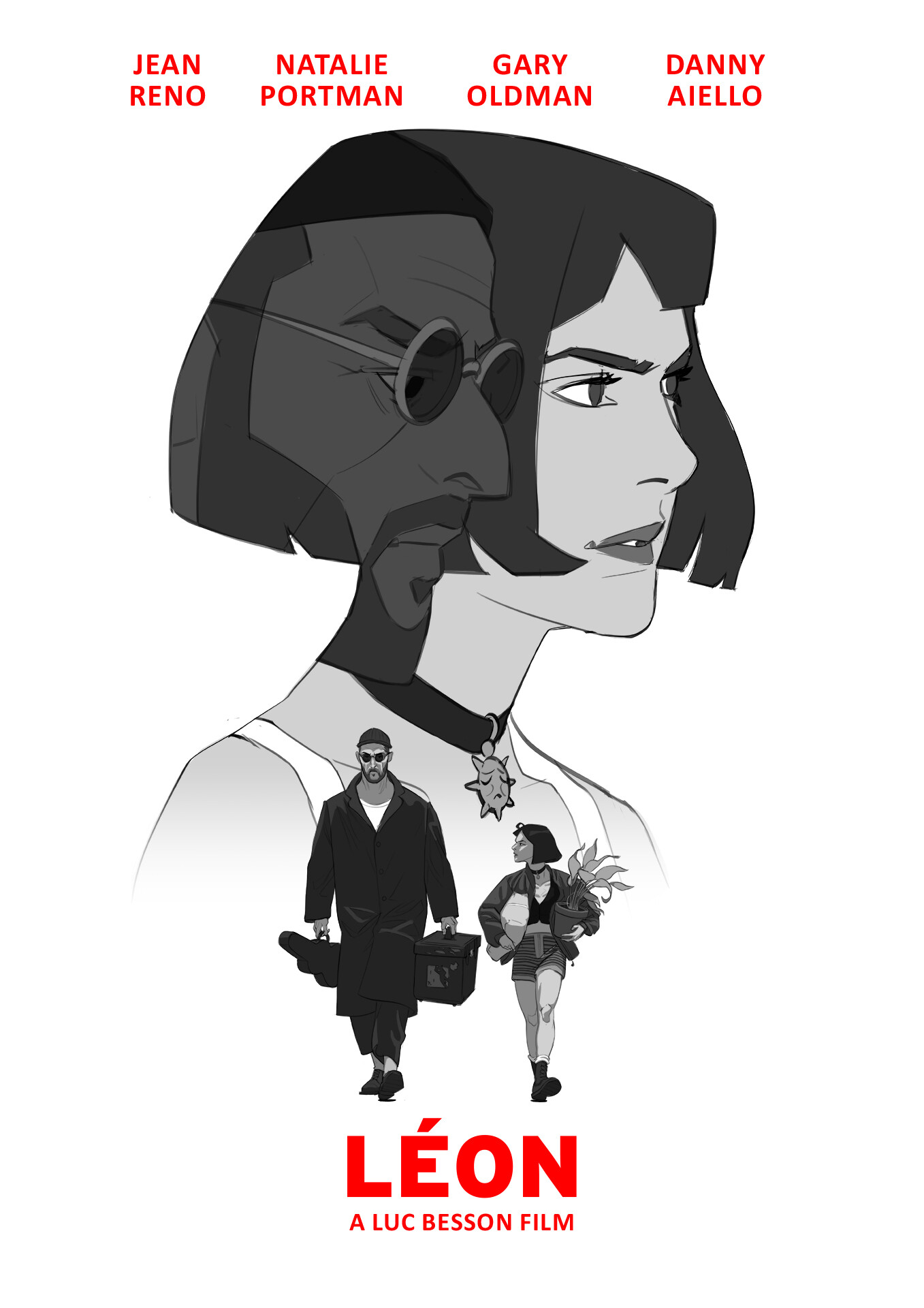 Leon The Professional Movie Poster