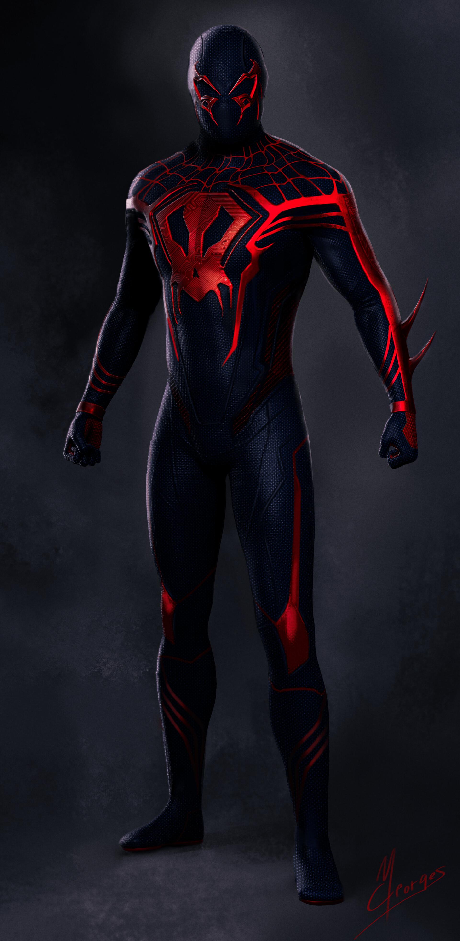 ArtStation - Spiderman 2099 - Fan art, Eduardo Yañez