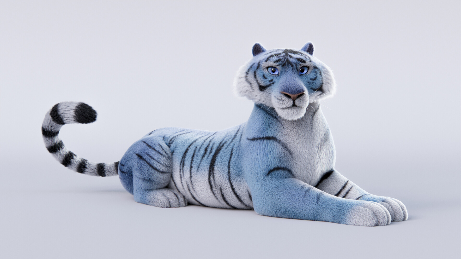 Blue tiger toy new arrivals