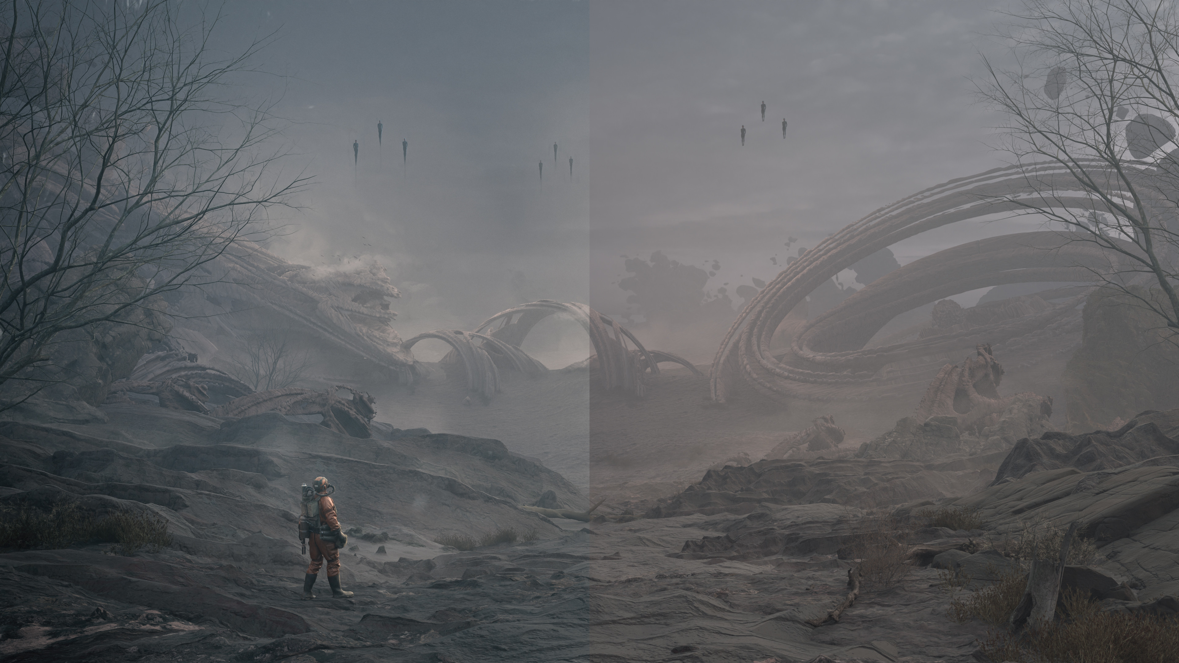 Post processed vs Raw Render