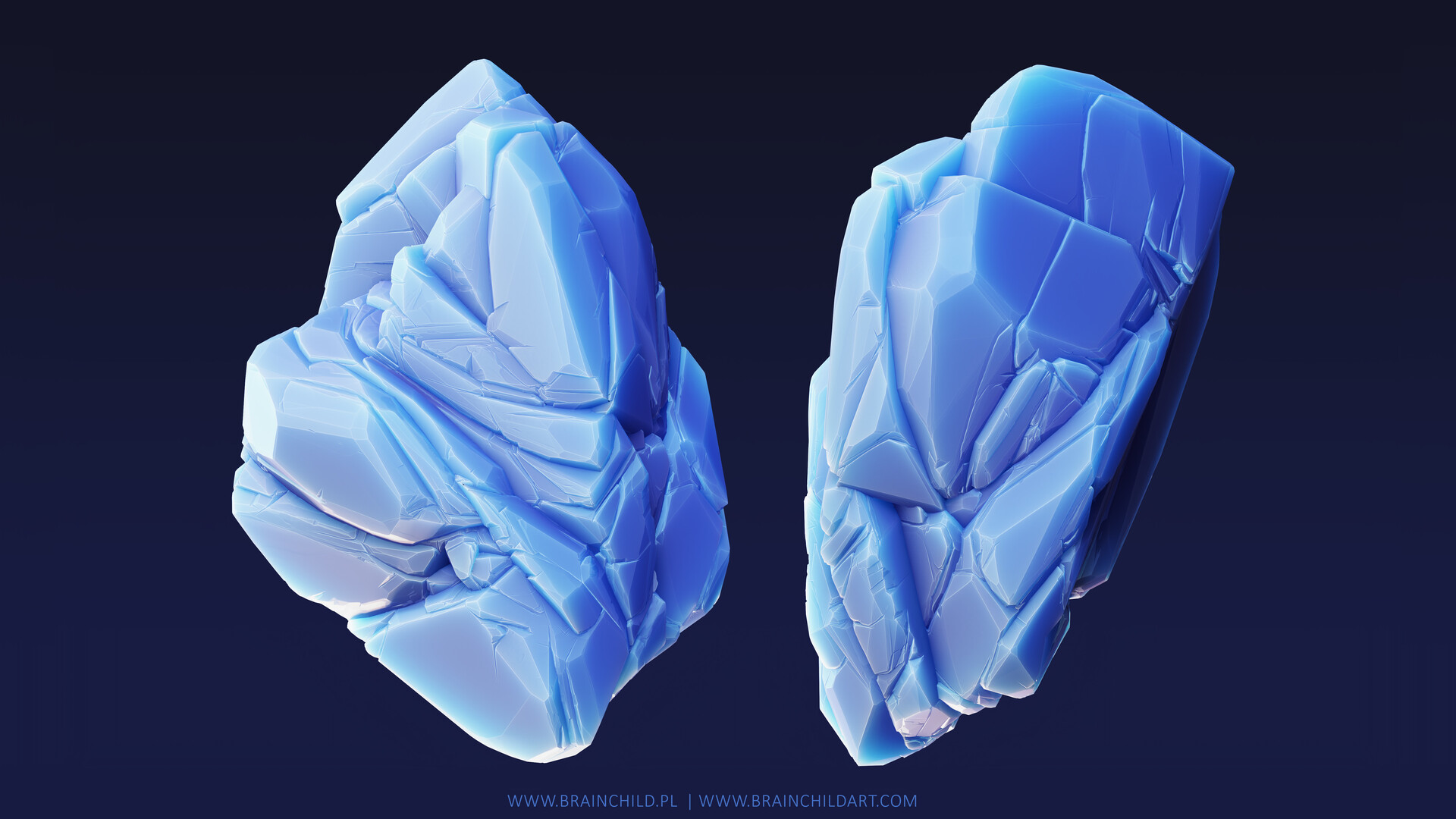 Quick 3D Sculpting Workflow | Stylized ROCK Sculpt in Blender (Timelapse) 3D High Poly Models