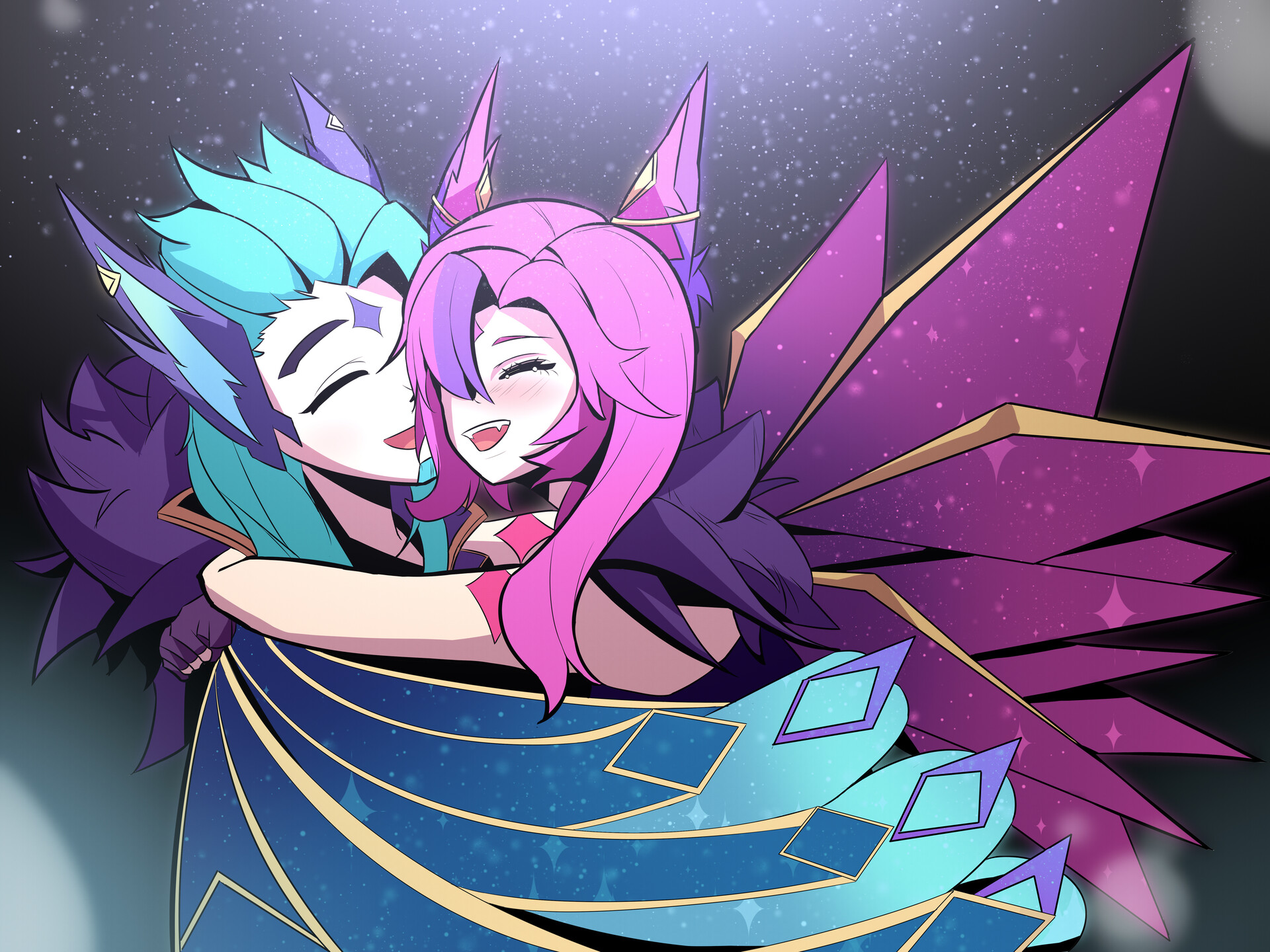 ArtStation - League of Legends Rakan and Xayah