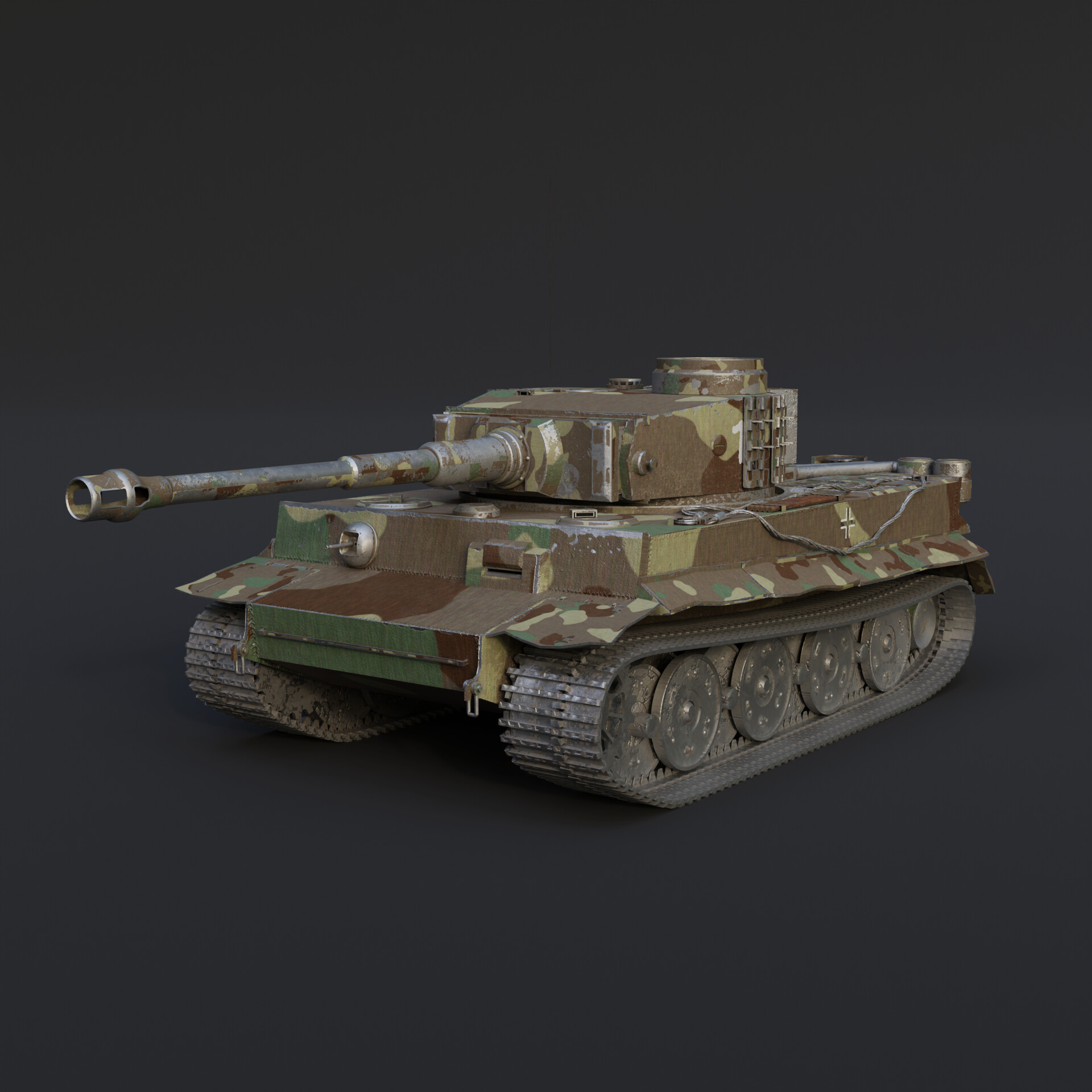 ArtStation - Tiger Tank Camouflage