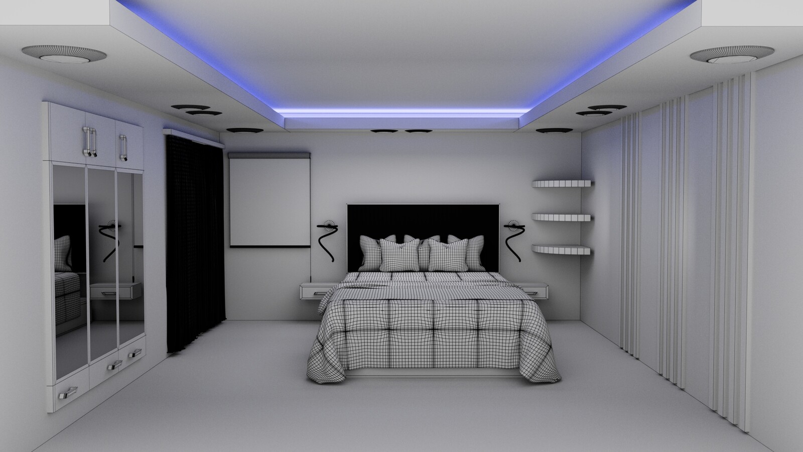 wireframe render