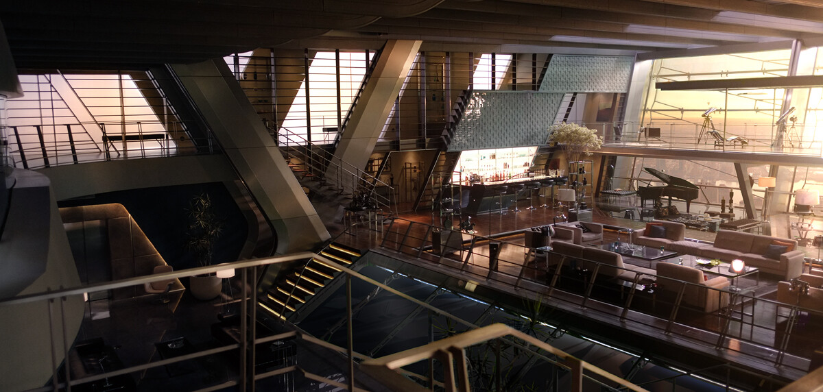 ArtStation - Avengers Tower - Interior