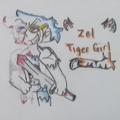 ZelTigerGirl - 🐯👩‍🎨 Roblox GFX fanart for Catzblox Happy Early Easter  (2023)! (I joined his art contest on Twitter!) 🐰⚪⚫