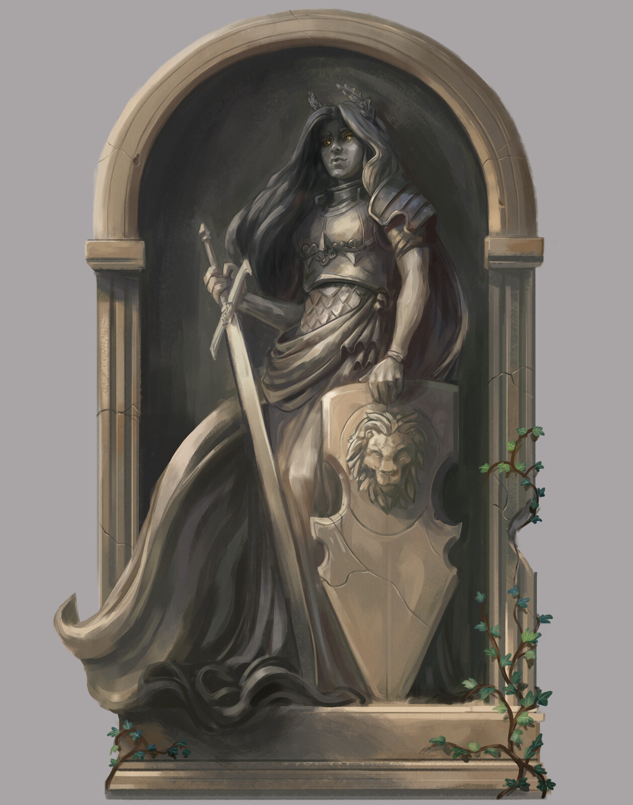 Kore - Living statue