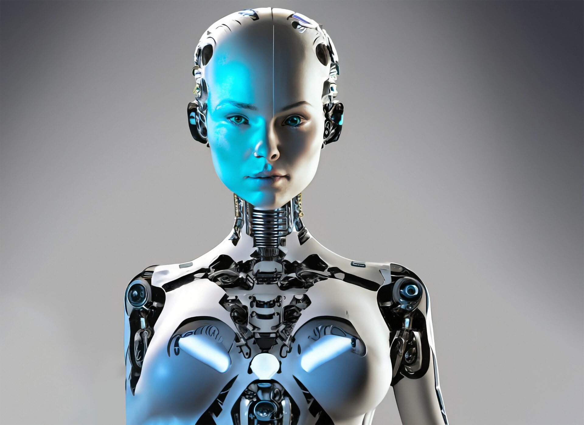 Artificial intelligence female robot 2025