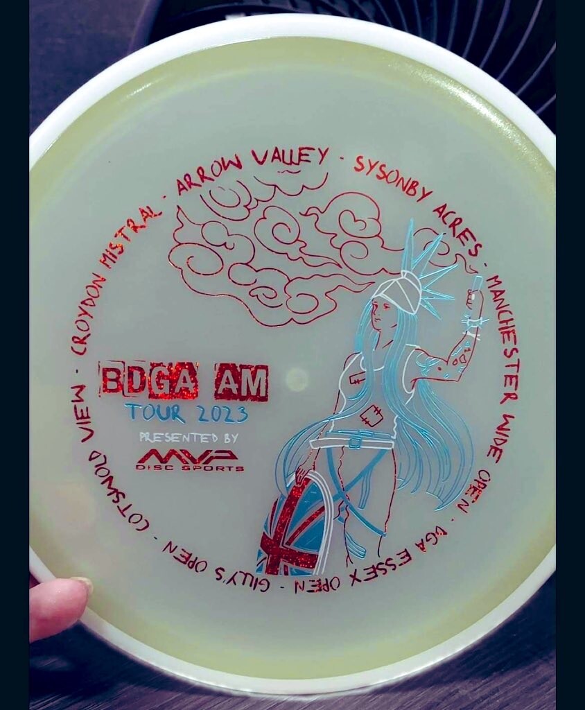 BDGA AM Tour 2023 Players pack disc.