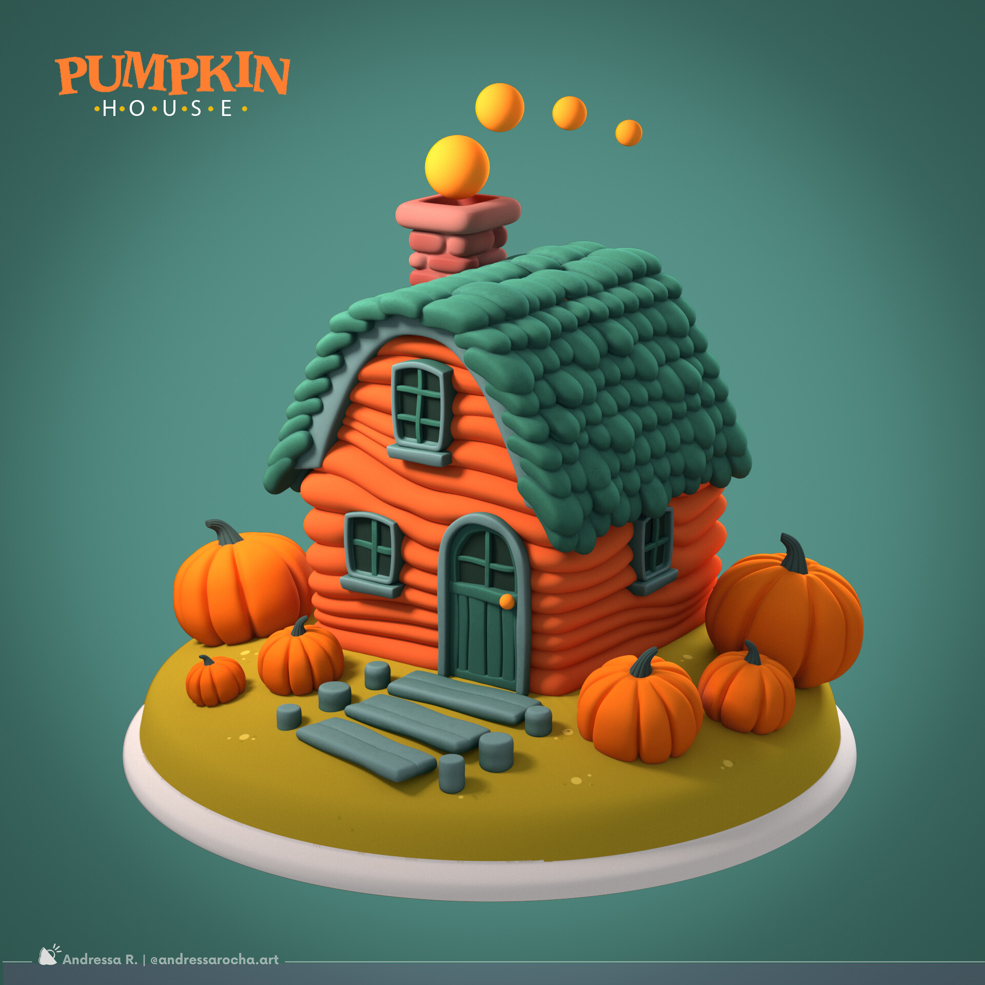 ArtStation Pumpkin house