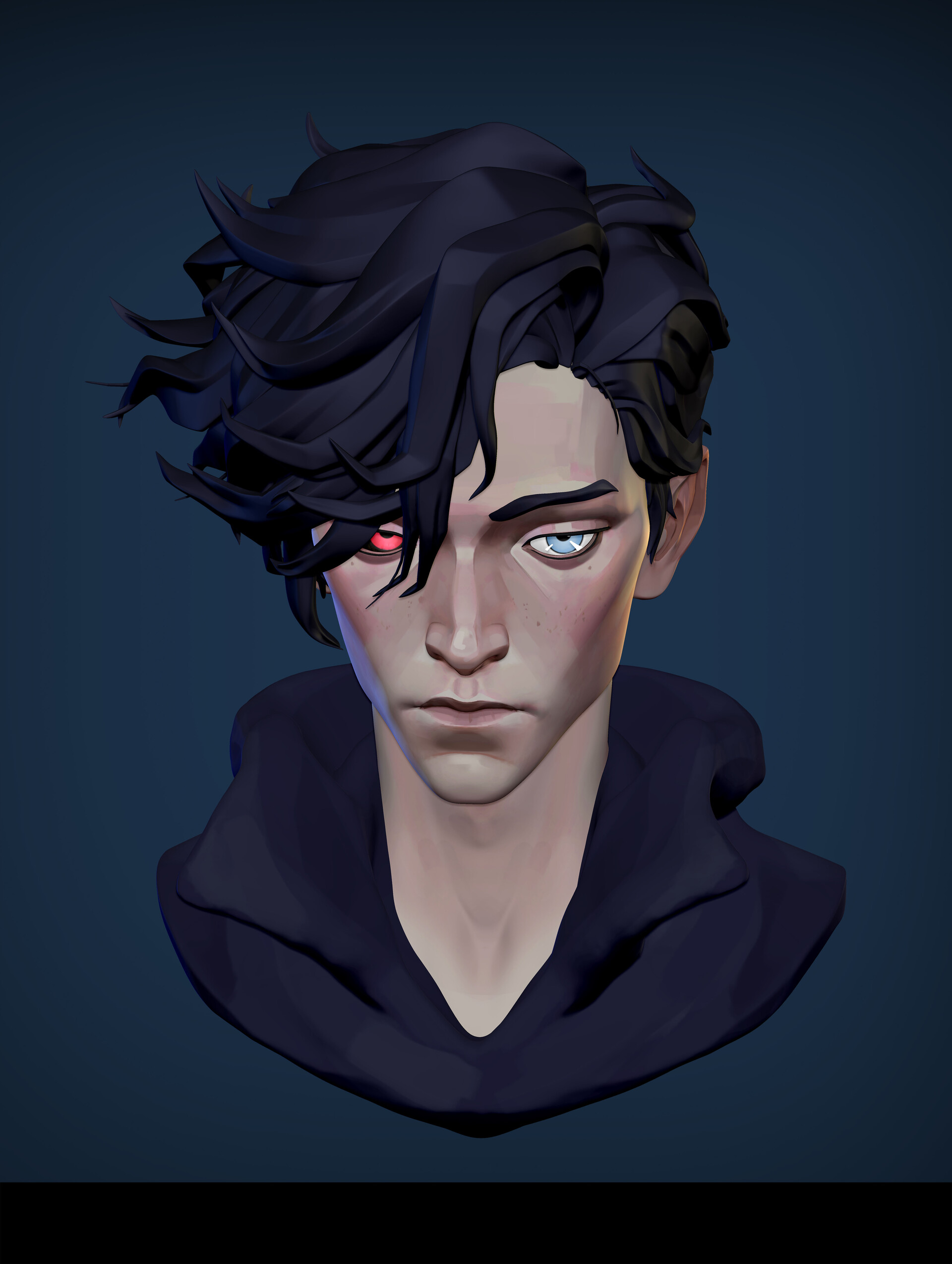 Customize your avatar with the Black Messy Boy Hair and millions