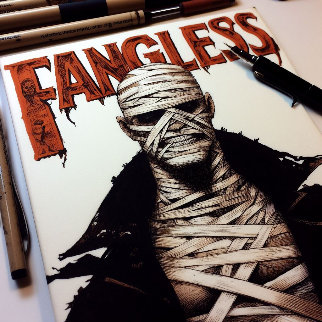 Paranormal thriller graphic novel project