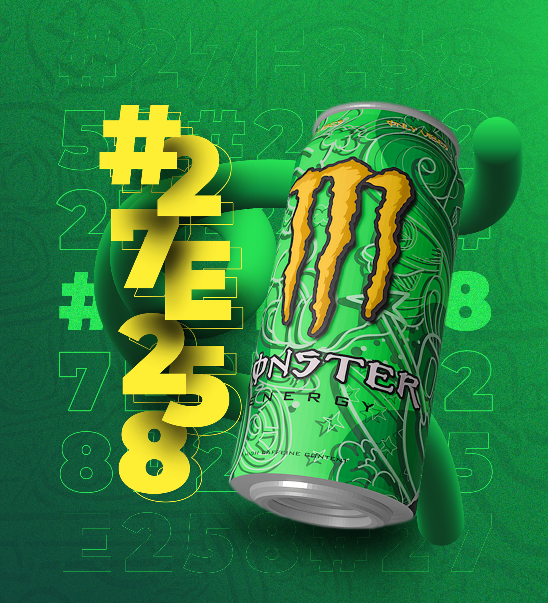 ArtStation 1 Monster Can 3D Design