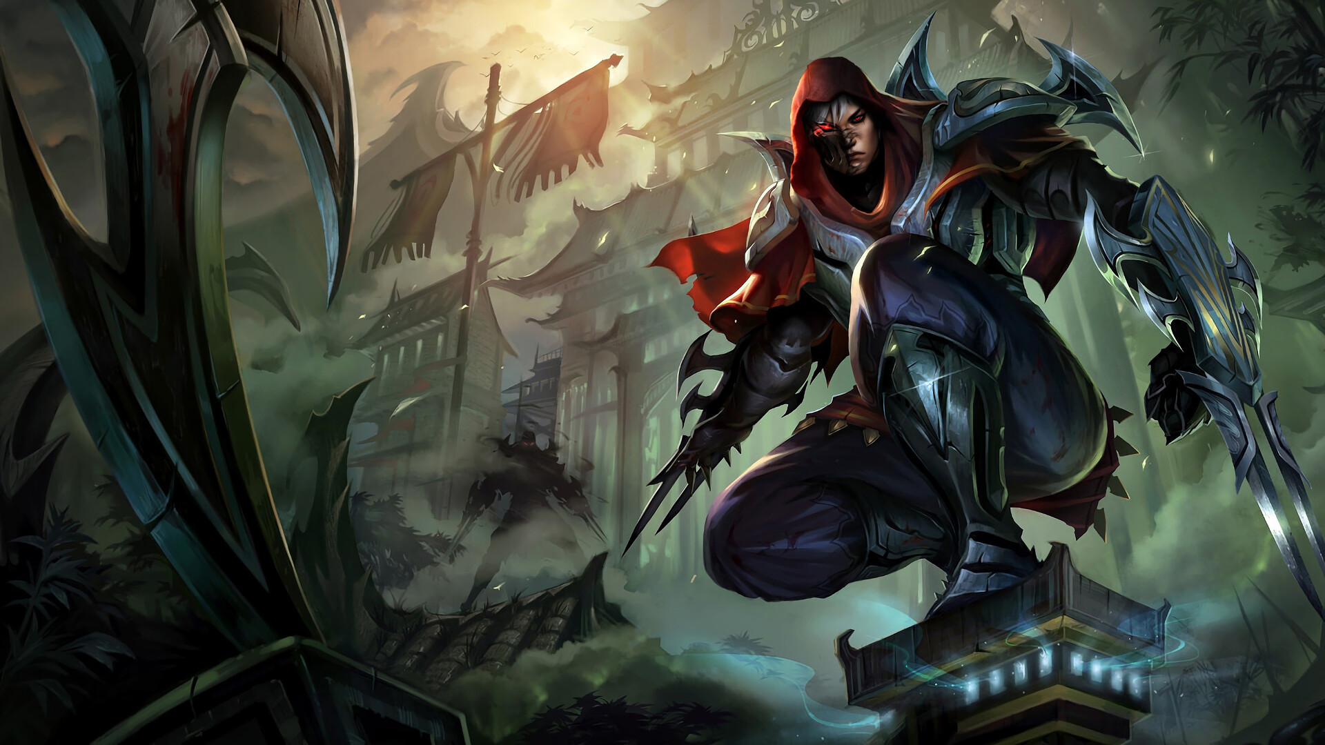 ArtStation - League Of Legends - Unmasked Zed SplashArt